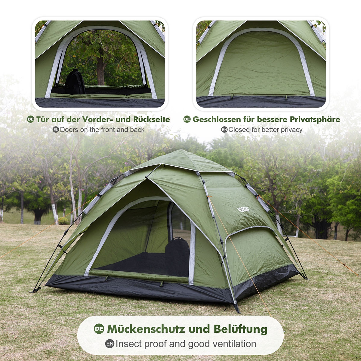 multifunktionale Campingzelt